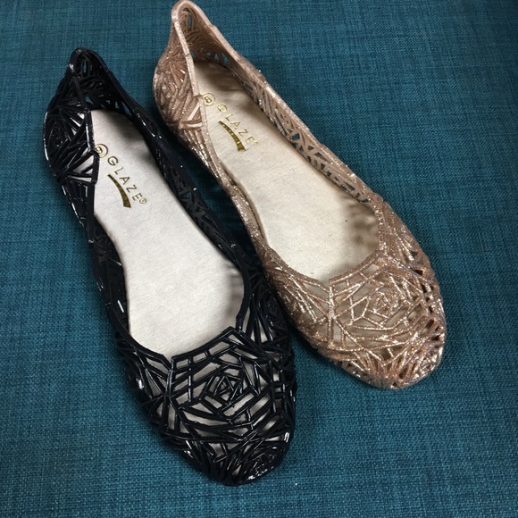 Black glitter jelly ballerina - Picture 5 of 5